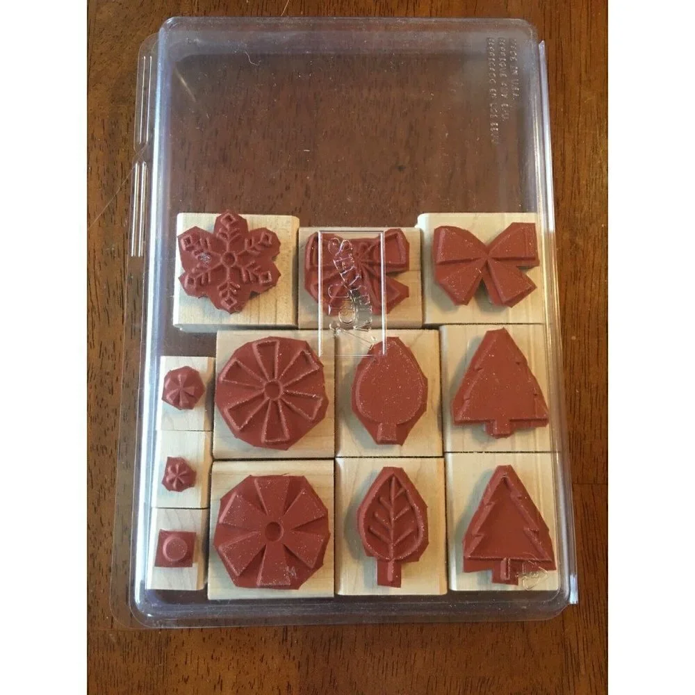 Stampin’ Up Two-Step Stamping Shapes & Shadows 15 Stamps Scrapbooking Crafts